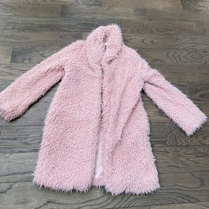 Adult small long fluffy cardigan